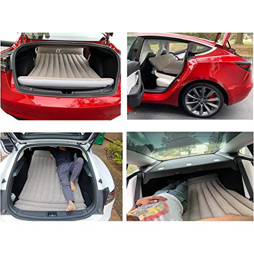 topfit Coche Colchón inflable Viaje Camping Cama de aire universal para todos los vehículos SUV y Personalizado para Tesla Model S Model X 5 Asiento y Model 3