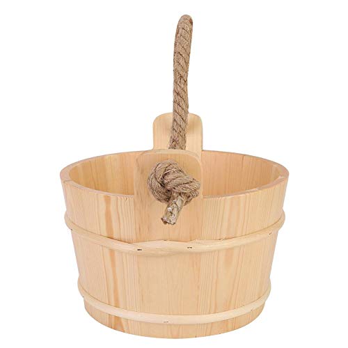 TOPINCN - Barril de Madera para Sauna, para bañera o pedicura, Cuenco para SPA, Accesorios para el hogar