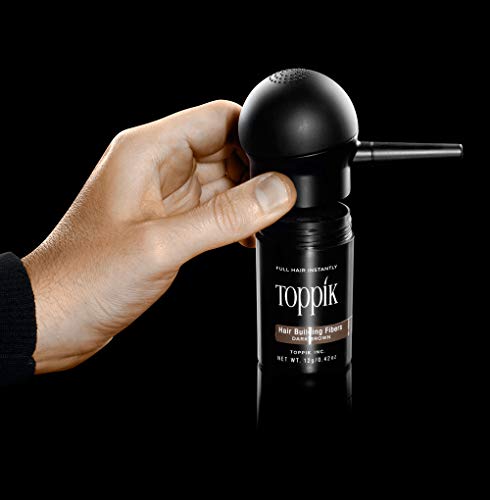 TOPPIK Spray Aplicador, Aplicación Precisa de las Fibras sobre las Zonas con menos Cabello para Crear más Densidad en el Cabello