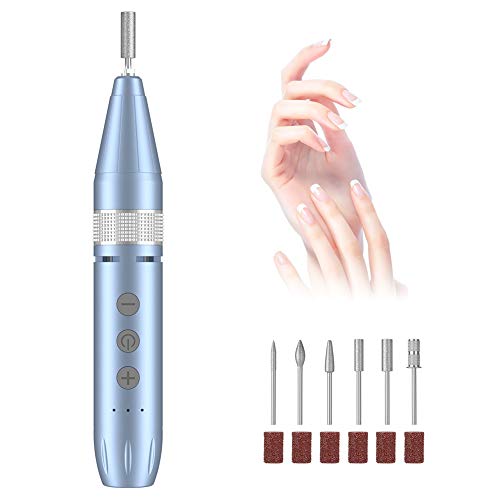 Torno para Uñas,Lima de Uñas Electrica Profesionales para Manicura y Pedicura, Velocidad ajustable,2000 rpm,Set de Manicura para DIY en Salón,Hogar.