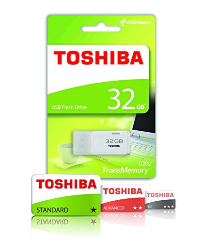 Toshiba Hayabusa - Memoria USB 2.0 de 32 GB, color blanco