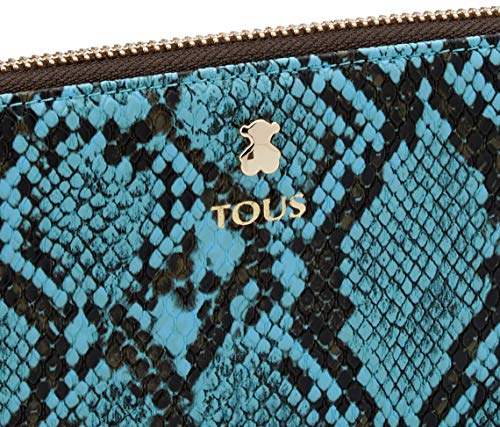 TOUS Dorp Wild, Cartera para Mujer, Azul (Azul 995970482), 19x9.5x3 cm (W x H x L)