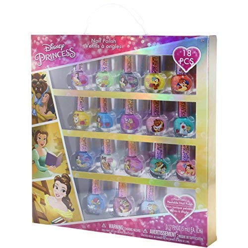 TownleyGirl Set De Lujo De Regalo Super Brillante Peel-Off Esmalte De Uñas Para Niñas, 18 Colores