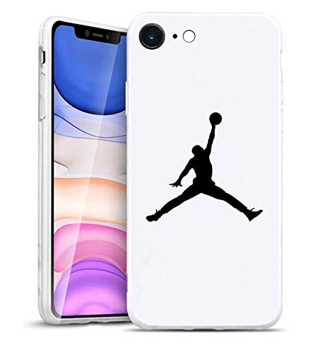 Toxdi Air Man Logo iPhone 6/6S Funda, Carcasa Silicona Protector Anti-Choque Ultra-Delgado Anti-arañazos Case Caso para Teléfono iPhone 6/6S (Blanco)