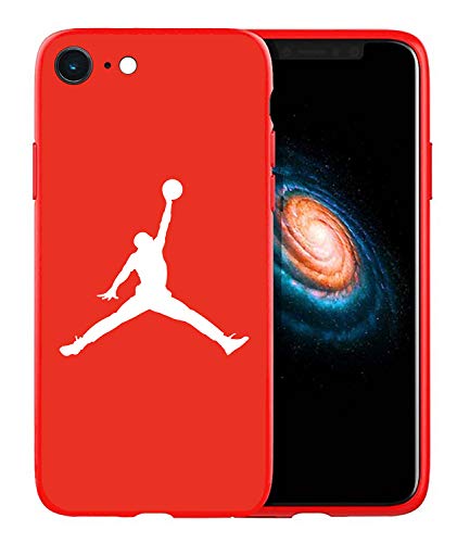 Toxdi Air Man Logo iPhone 6/6S Funda, Carcasa Silicona Protector Anti-Choque Ultra-Delgado Anti-arañazos Case Caso para Teléfono iPhone 6/6S (Rojo)