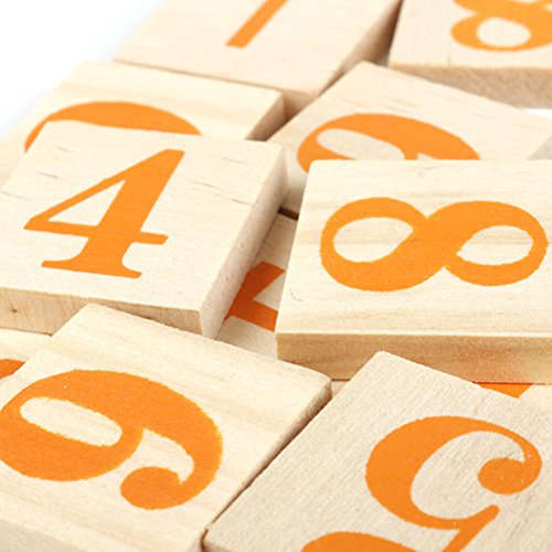 TOYMYTOY Juguetes Educativos Juegos Matematicos para Niños Número Madera y Palillos con Caja