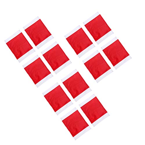 Toyvian 12 Piezas Mantel Individual de Navidad Salvamanteles de Navidad Posavasos de Navidad Decoración de Mesa Cena de Navidad Accesorio de Navidad