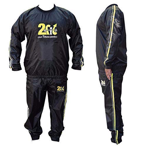 Traje de sauna de alta resistencia RAD The Ultimate Strength – traje de gimnasio para todo el cuerpo, para pérdida de peso, anti rasgaduras, M-6XL, amarillo, Medium