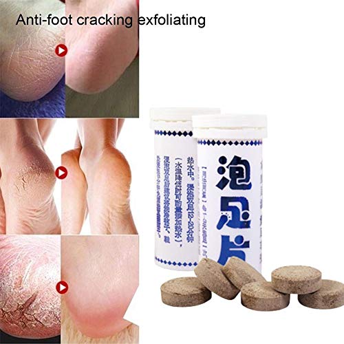 Tratamiento De Tabletas Efervescentes De Remojo De Pies De Jengibre Anti-hinchazón De 6 Piezas