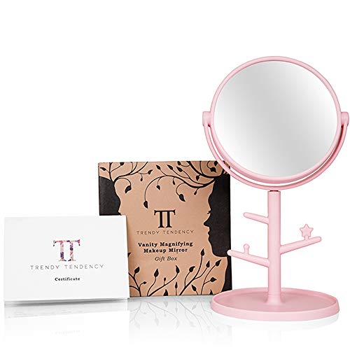 Trendy Tendency Espejo Aumento x10 - Este Espejo Maquillaje Viene con Caja ponerlo en la habitacion o baño/Ideas Regalos Originales para Mujer, higa, Madre, Amigas, en su Cumpleanos o Navidad