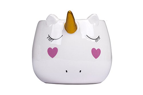 Tri-coastal Design - Taza de té/café con Tema de Animales Divertidos: Taza de Regalo de cerámica Hermosa (Unicorn)