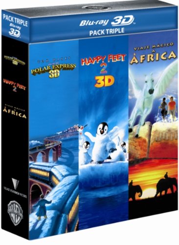 Triple Pack: Polar Express + Happy Feet 2 + Viaje Mágico [Blu-ray]
