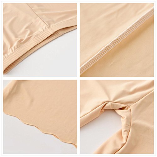 TRISTIN Mujeres 3 Pack Pantalones Cortos para niños Ropa Interior Anti Rozaduras Tallas Grandes Calzoncillos Largos Bóxers Transparentes y Sexy Bragas sin Costuras Slipshort para Damas