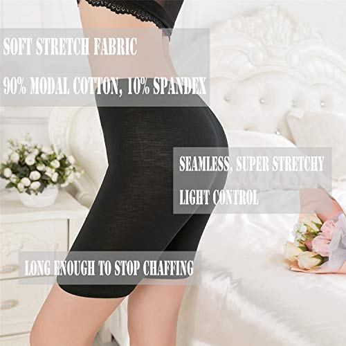 TRISTIN Mujeres Slipshort Algodón Anti Rozaduras Bragas de Pierna Larga Multipack Ropa Interior de Seguridad Pantalones Cortos para niños Leggings para Debajo de los Vestidos
