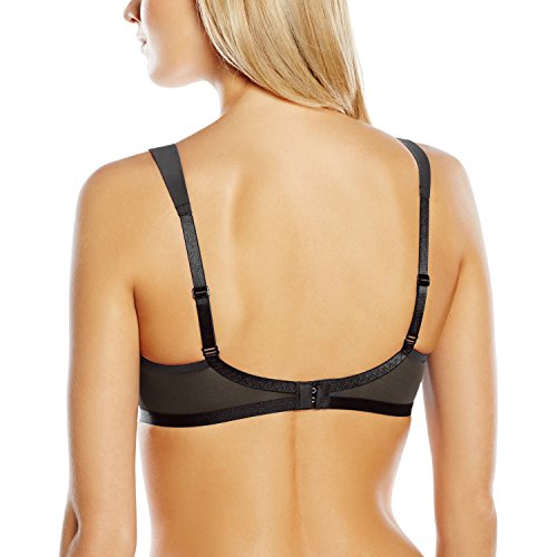 Triumph Beauty-full Idol W01, Sujetador Reductor para Mujer, 80D EU, Negro (Black 04)