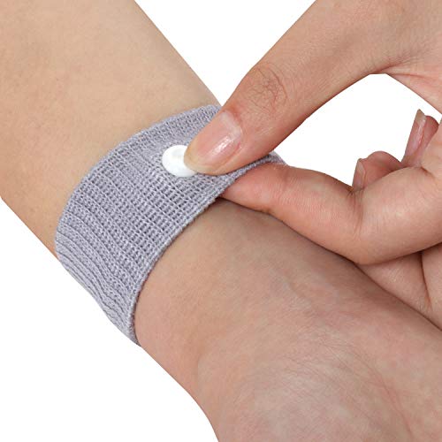 TRIXES Banda Viajes de Acu-presión para Mareos por Movimiento Náuseas Dolores de Cabeza - Pulsera Mareo