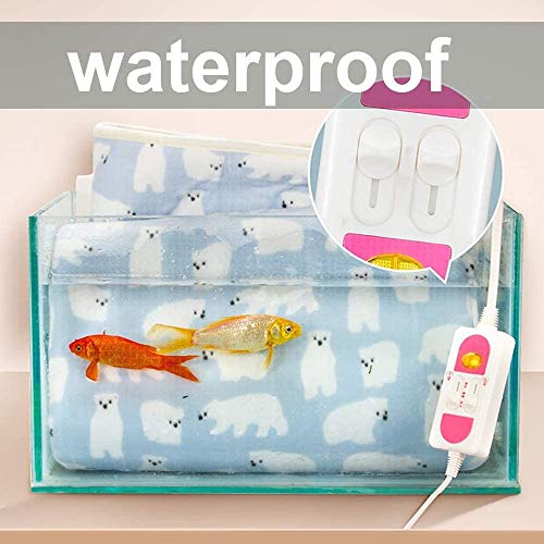 TRS 150 x 70 cm Manta eléctrica con la protección del sobrecalentamiento, controlwith Individual 3 Ajustes de Calor con calefacción colchoneta, Funda de colchón Suave (Size : 150x70cm)