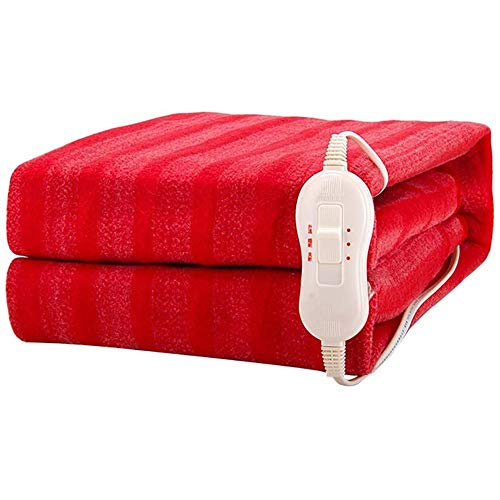 TRS 150 x 70 cm Manta eléctrica con la protección del sobrecalentamiento, controlwith Individual 3 Ajustes de Calor con calefacción colchoneta, Funda de colchón Suave (Size : 150x70cm)