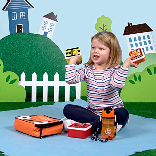 Trunki Set infantil de 3 tuppers para snacks – Animales tigre, abeja y mariquita