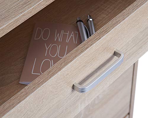 ts-ideen Juego de Perchero doble Espejo Zapatero Extra Delgado 2 Compartimientos con Cajón para accesorios. Roble Sonoma