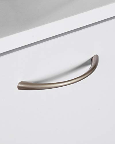 ts-ideen - Zapatero de madera blanco ideal para baño, pasillo o vestíbulo, con 3 compartimentos + 1 puerta, 120 x 80 cm