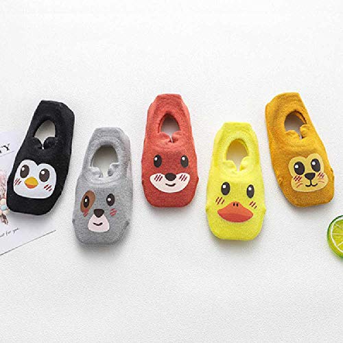 TUOLUO Calcetines De Suelo para Bebés, Calcetines De Algodón para Niños Y Niñas, Primavera, Otoño, Verano S1-3 años/Wangwang Team