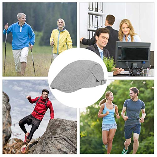 Tuopuda Hombre Sombreros Gorras Boinas Unisex Casquillos de Boina Casuales Sombrero de Vendedor de Periódicos Gorra de Deport Plano Hat Flat Cap Sombrero de Sol al Aire Libre Primavera Verano