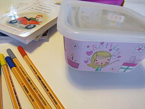 Tuper de Bambu Infantil ♻ 3 Tupers de Fibra de Bambú - Material Ecologico, Organico, Reciclable, Biodegradable - Ideal niños y bebé - Apto para Lavavajillas - Resistente y Ligero - Eco, Bio, Sin BPA