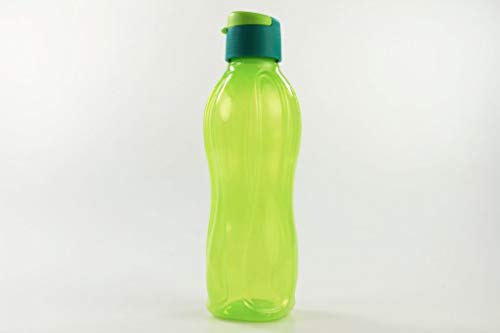 Tupperware Botella Ecológica Click de 750 ml Cal con Tapa Turquesa/Verde 34099