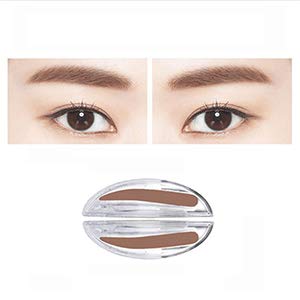 Turelifes Sello impermeable para cejas, en polvo, cejas perfectas, sello en polvo, forma delicada