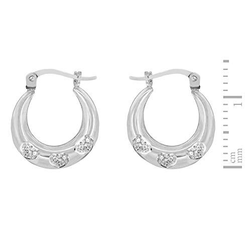 Tuscany Silver 8.53.8139 - Pendientes de plata de ley (925/1000), sin gema