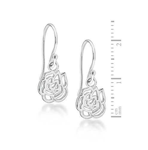 Tuscany Silver - Pendientes de plata de ley (925/1000), sin gema