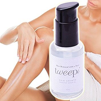 Tweepi Crecimiento De Pelo Inhibidor Serum aceite- Permanente Cuerpo Y Cara pelo retiro- Moderno Día Anti Huevo aceite- Parabeno libre- HECHO EN RU 50 G