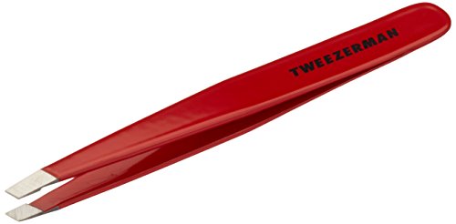 Tweezerman Slant - Pinza, color rojo