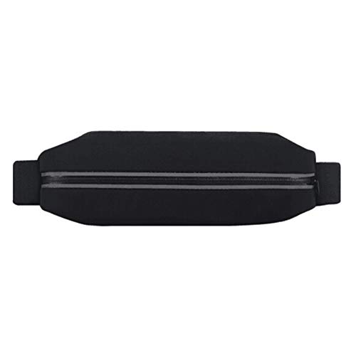 TY-002 Bolsa Deportiva Bolsa de Cintura para Correr Correr Bolsa de Ciclismo portátil Impermeable Bolsa de cinturón antirrobo para teléfono al Aire Libre (Negro) Jasnyfall