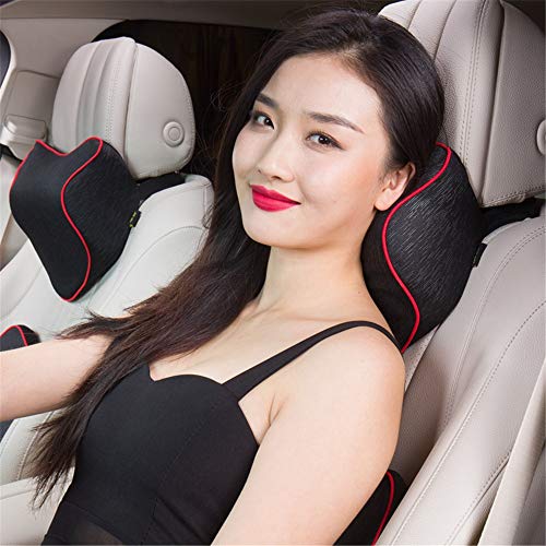 Tyueliang-Home Coches Almohada para Cuello Car Seat Cuello Almohada de Espuma de Memoria con la Ayuda del Cuello for el Coche reposacabezas de Coches Almohada for Cuello Cojín reposacabezas de Coches