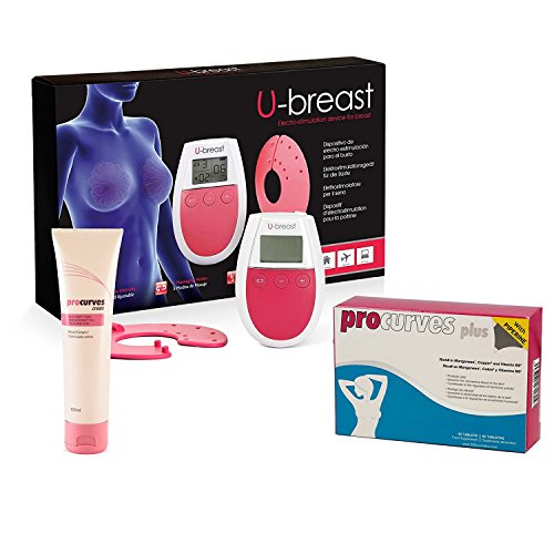 U-Breast - Pack natural para el aumento de pecho con 3 métodos naturales muy efectivos