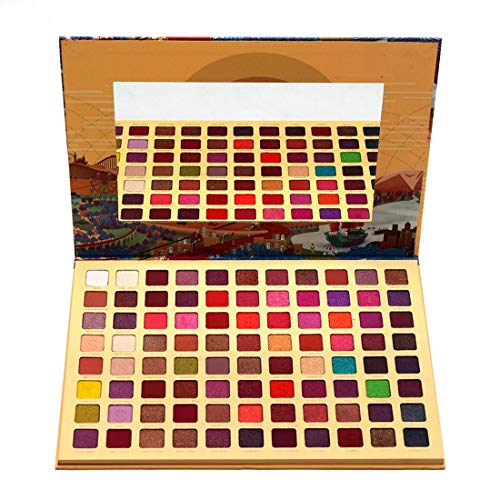 UCANBE BELLE 88 Colores de Sombra de Ojos Paleta de Colores Mate del Reflejo de Alta Pigmento de Herramientas Reflejo cosmético de la Sombra de Ojos en Polvo Pallete