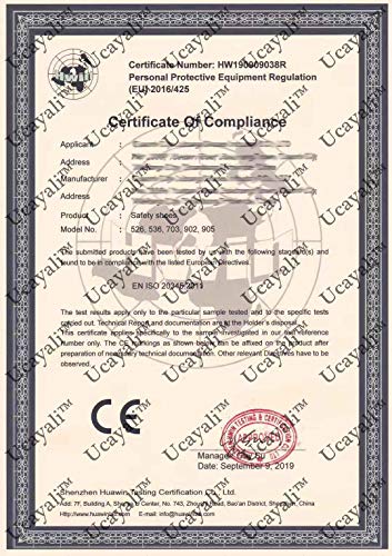 Ucayali Zapatillas de Seguridad Mujer Zapatos de Trabajo con Punta de Acero Calzado Protección Laboral Deportivos - Ultraligeras Transpirables y Cómodas, Negro 40