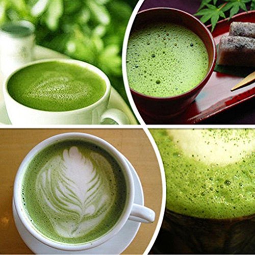 UEETEK Chasen de 115 mm x 63 mm té Matcha bambú bate para preparar Matcha