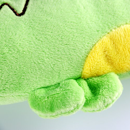 UEETEK Pack de 3 Squeaky Juguetes de Perros para Perros Cachorro, Oso Hipopótamo y Patrón de Rana Peluche Perros Chirrido Juguetes