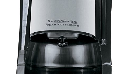 Ufesa CG7232 Avantis Optima - Cafetera de goteo, 800 W, 10 Tazas, Jarra de Vidrio especial Aroma, Filtro Permanente