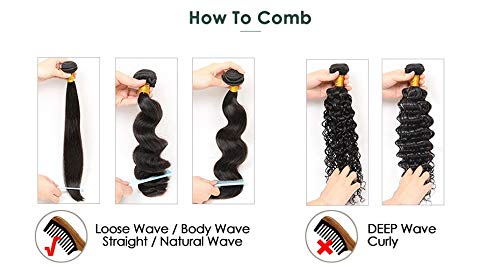 Ugeat 100g Ombre Pelo con Extensiones 100 Naturales Cabello Humano 55cm De Negro Para Blanquear Rubio Human Hair Weft #1B/613