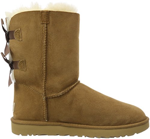UGG Female Bailey Bow II Classic Boot, Chestnut, 7 (UK)