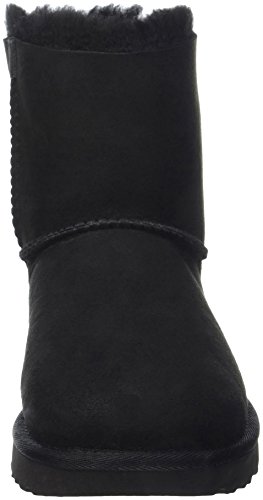 UGG Female Mini Bailey Bow II Classic Boot, Black, 4 (UK)