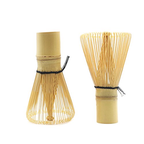 Ulable. Herramienta de bambú chasen para batir té matcha en polvo, accesorio para la ceremonia del té japonesa, 60-70/70-75/75-80 varillas, bambú, 60-70 prongs