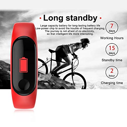 ulsera de Actividad Inteligente, Reloj Inteligente Hombre Mujer con Pulsómetro y Presión Arterial Reloj Deportivo Podómetro GPS Impermeable IP67 Cronómetro Smartwatch para (BIUE)