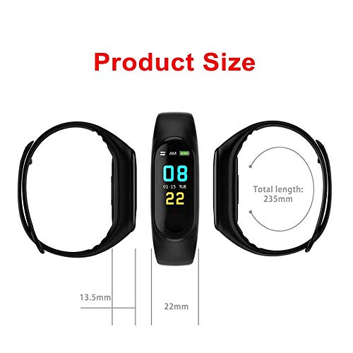 ulsera de Actividad Inteligente, Reloj Inteligente Hombre Mujer con Pulsómetro y Presión Arterial Reloj Deportivo Podómetro GPS Impermeable IP67 Cronómetro Smartwatch para (BIUE)
