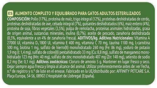 ultima Pienso para Gatos Esterilizados Adultos con Pollo - 3 kg