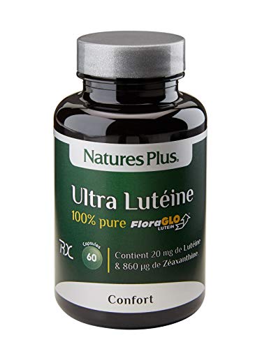 Ultralutéine 60 Pastillas 100% Puro - 20mg Luteína - Extracto de la de Flores de Rosa de India (Tagetes Erecta) - Diseñado y Fabricado por Naturesplus